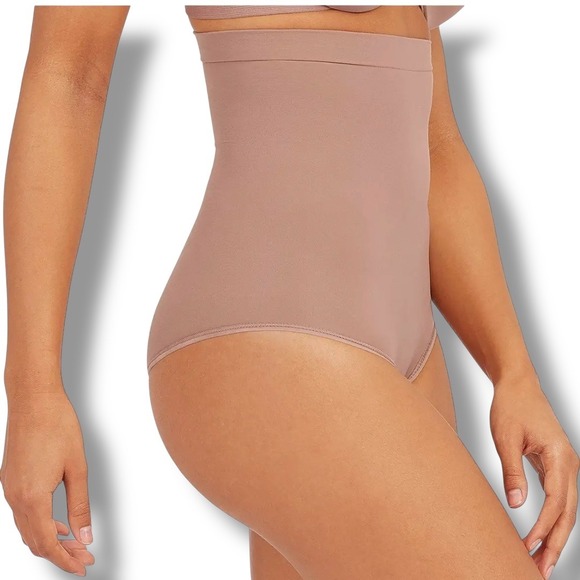 Spanx Higher Power Shapewear Panty Sz L Cafe' Au Lait New‎ - Picture 9 of 10